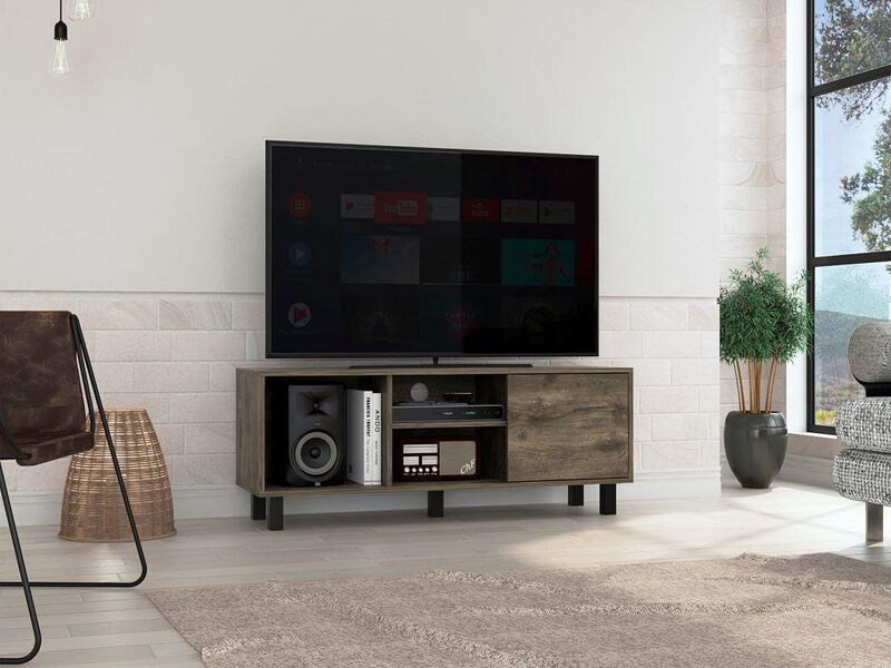 Mesa para Tv Sory, Nogal, Para Tv para 45 Pulga... image number null