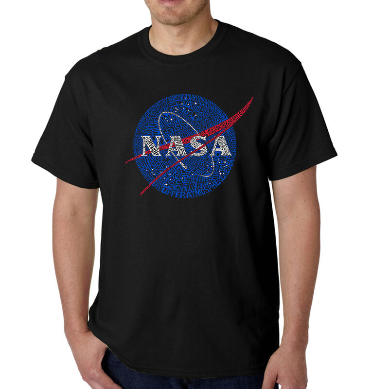 Camiseta Word Art Para Hombre - Logo NASA Meatb... image number null