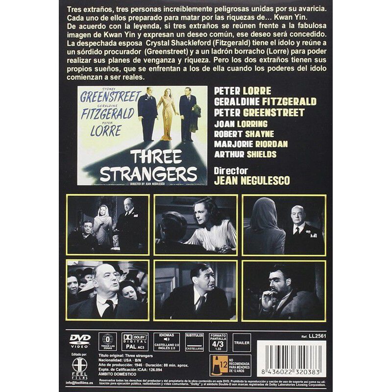 Tres Extra&ntilde;os (dvd) image number null