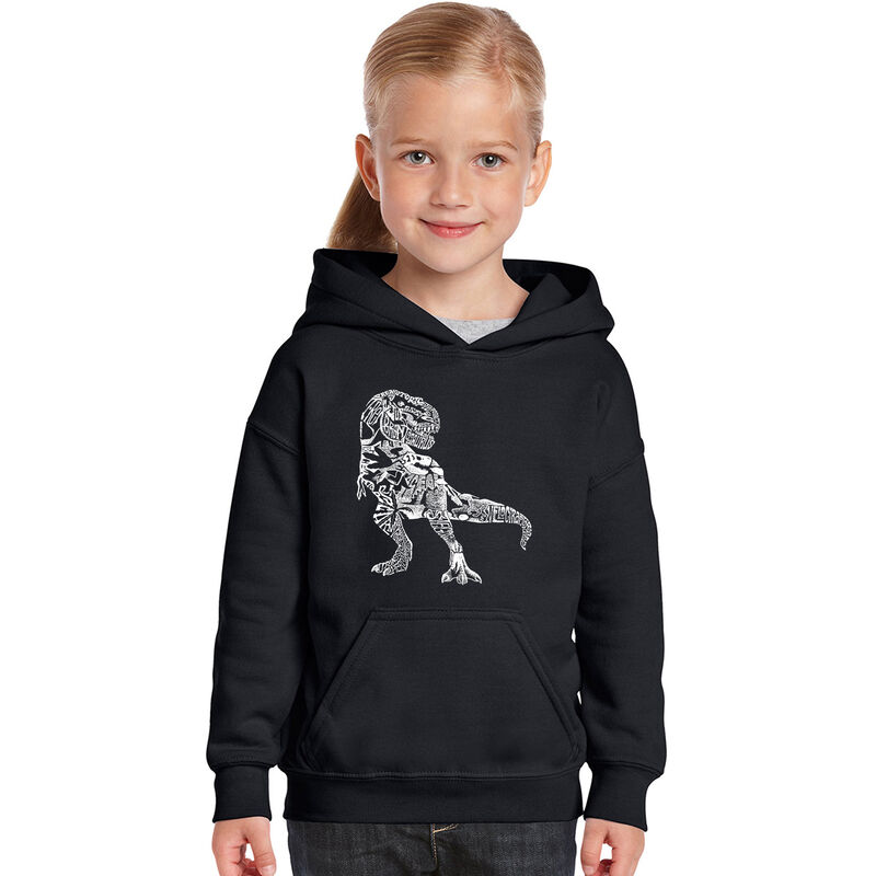 Sudadera Con Capucha Word Art Para Ni&ntilde;a - Dinos... image number null