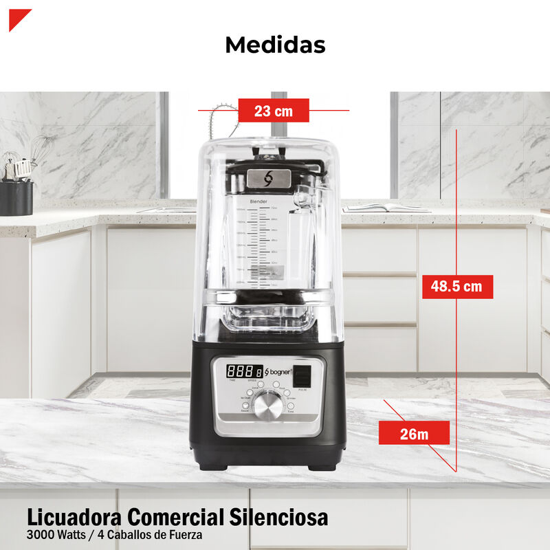 Licuadora Comercial Silenciosa Bogner BSSB01 30... image number null
