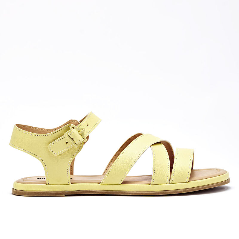 Moramora sandalia piso para mujer amarillo cod ... image number null