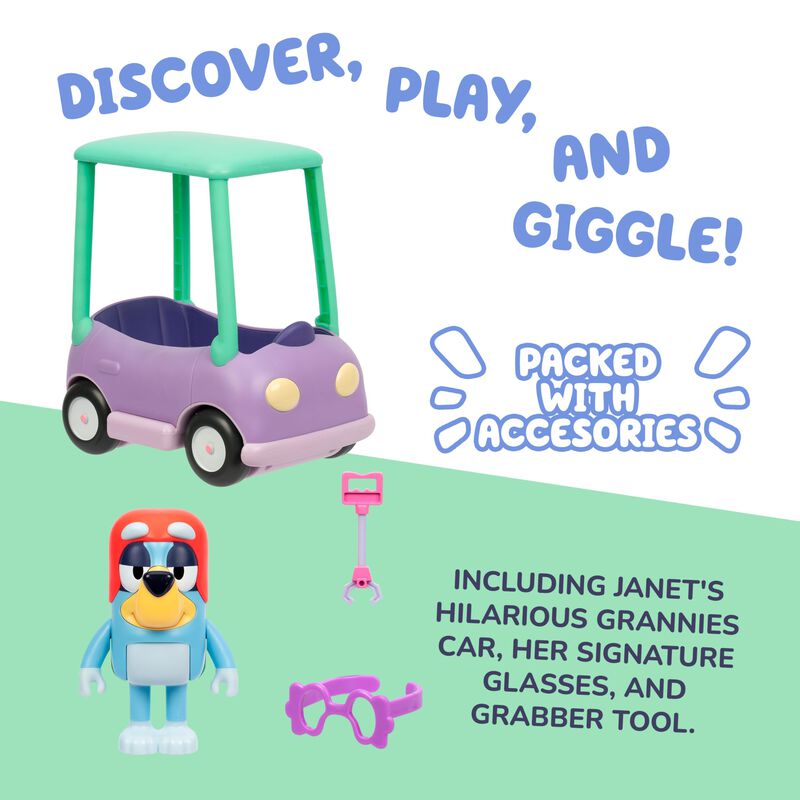Playset Bluey Grannies Car Coup&eacute; Chat Mates Tal... image number null