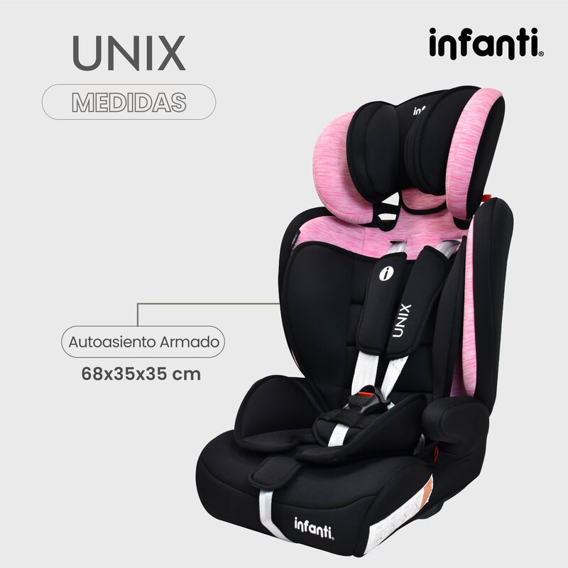 Autoasiento Unix Convertible Rosa image number null