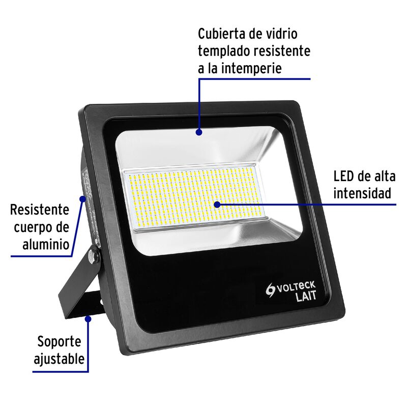 Reflector delgado de Led 150 W Luz de Día Volte... image number null