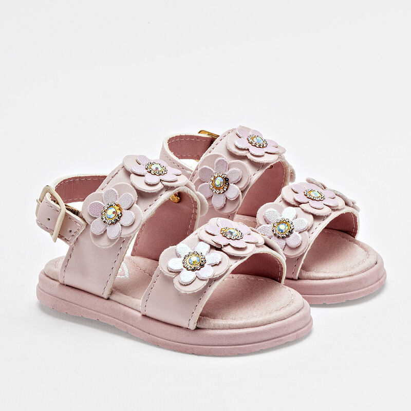 Ks Sandalia Para Beb&eacute; Rosa Cod 133356-b image number null