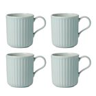 Juego De 4 Tazas Lenox French Perle Azul Hielo