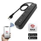 Barra Multicontacto inteligente 3 Salidas y 2 USB