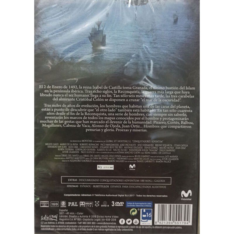 Conquistadores - Adventum T1 [DVD] image number null