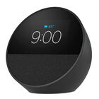 Bocina Inteligente Alexa Echo Spot despertador inteligente con sonido vibrante y Alexa, Negro