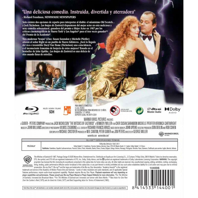 Las brujas de Eastwick [Blu-ray] (1987) image number null