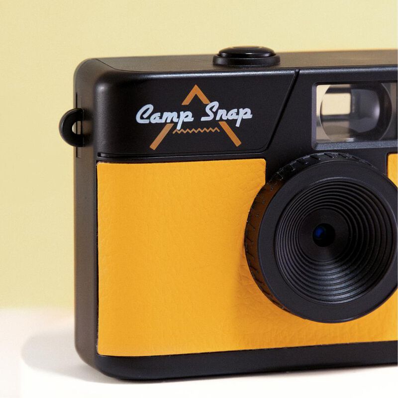 Cámara Estilo Retro Camp Snap Amarillo image number null