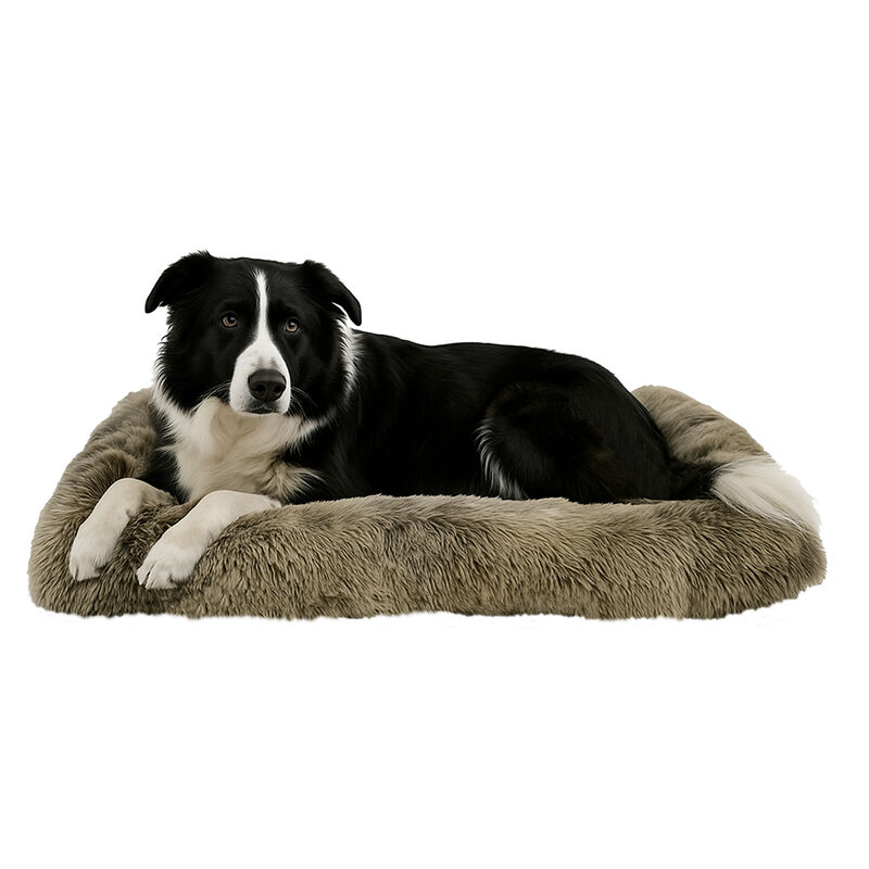 Cama de perro pelo alto Grande 95cm X 65 cm image number null