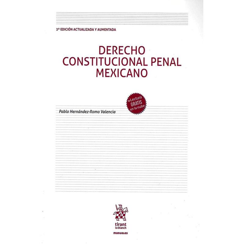 Derecho Constitucional Penal Mexicano, De Pablo... image number null