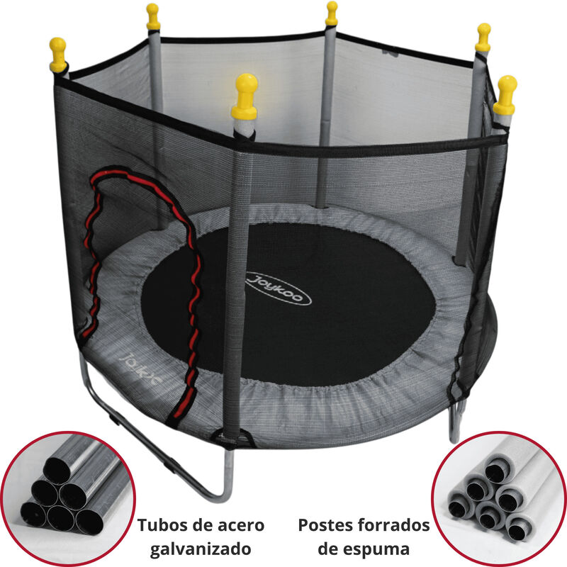 Trampol&iacute;n Infantil Con Red De Seguridad 140 Cm ... image number null
