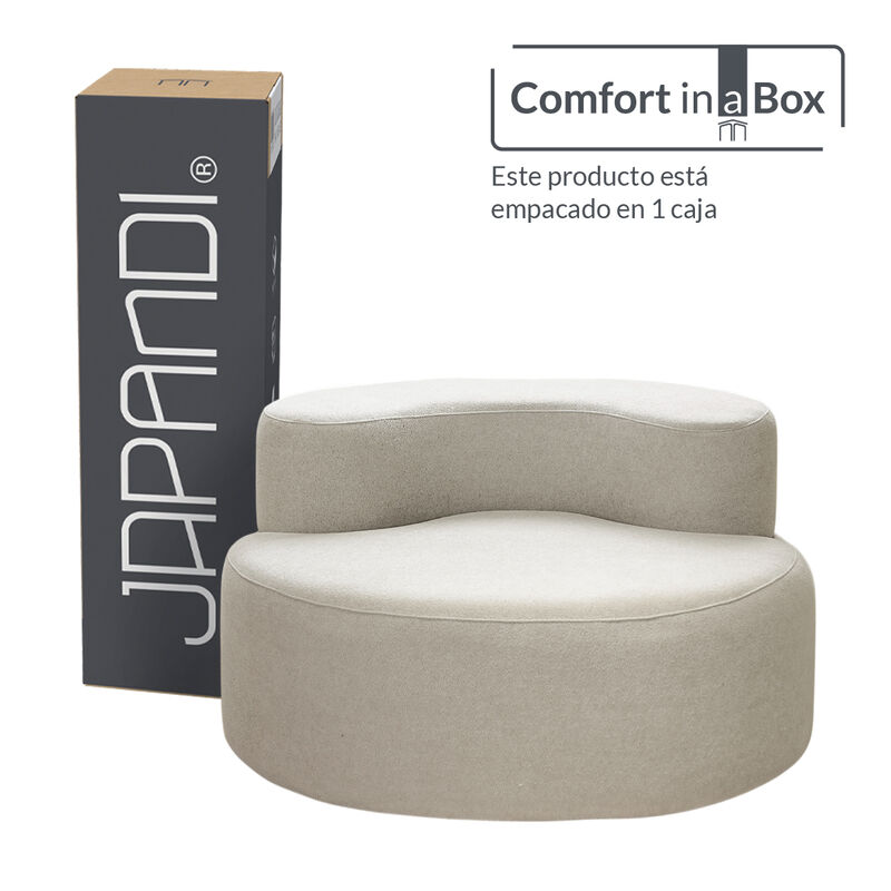 Sill&oacute;n Espuma Alta densidad ASA Beige 1 plaza J... image number null