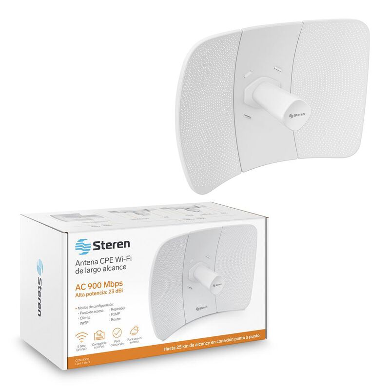 Antena CPE Wi-Fi de largo alcance 23 dBi 5 GHz,... image number null