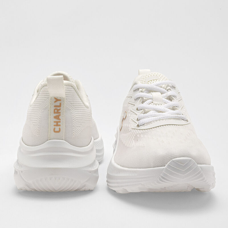 Charly Tenis deportivo para mujer blanco, runni... image number null