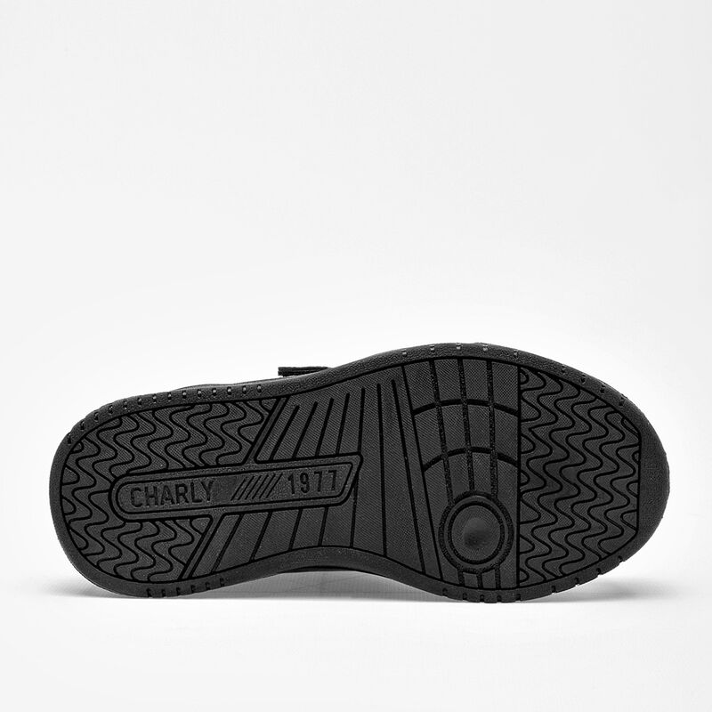 Charly Tenis Para Beb&eacute; Negro Cod 127415-c image number null