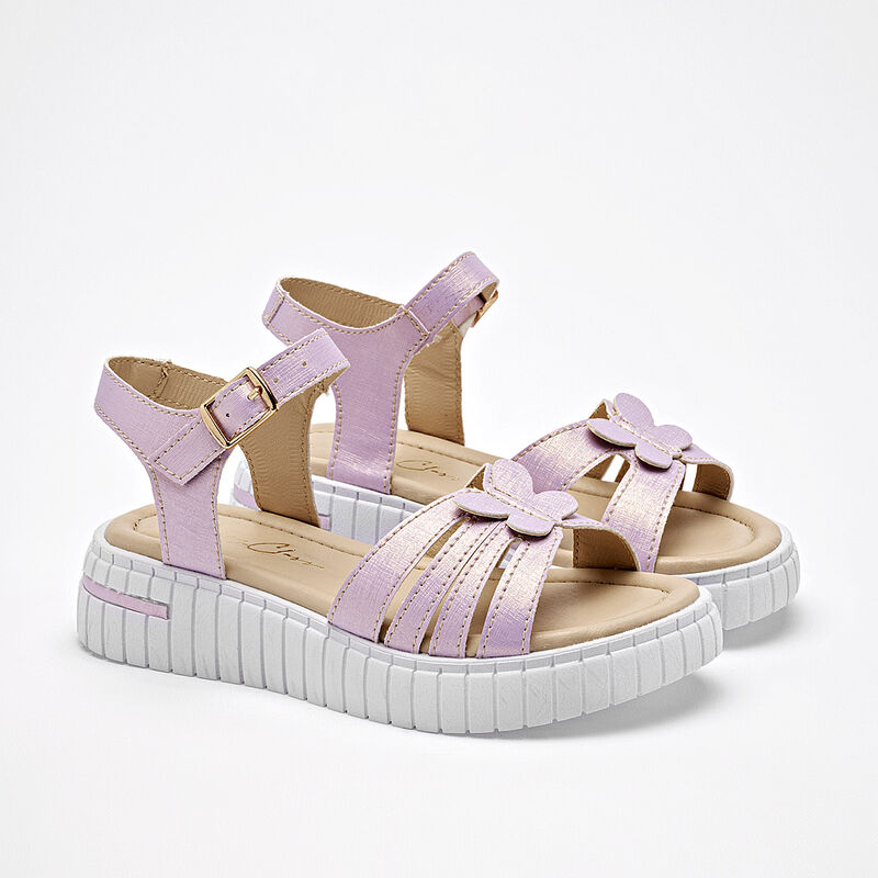 Been Class sandalia para ni&ntilde;a lila cod 140242-D image number null