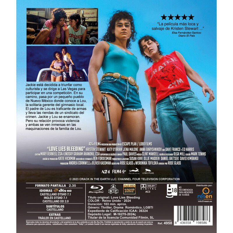 Sangre En Los Labios [blu-ray] (2024) Love Lies... image number null