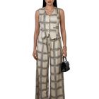 Conjunto 2 Piezas Pantalon Y Chaleco Malabis Conj-0200 Beige Estilo Moderno