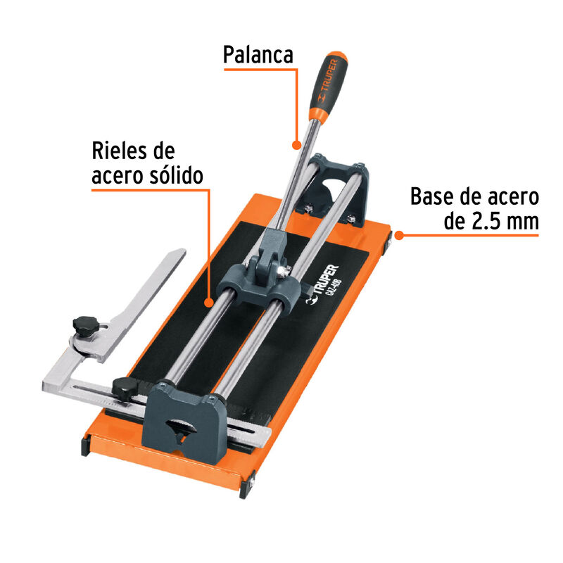 Cortador de Azulejo 16' (40 cm) con Baleros Tru... image number null