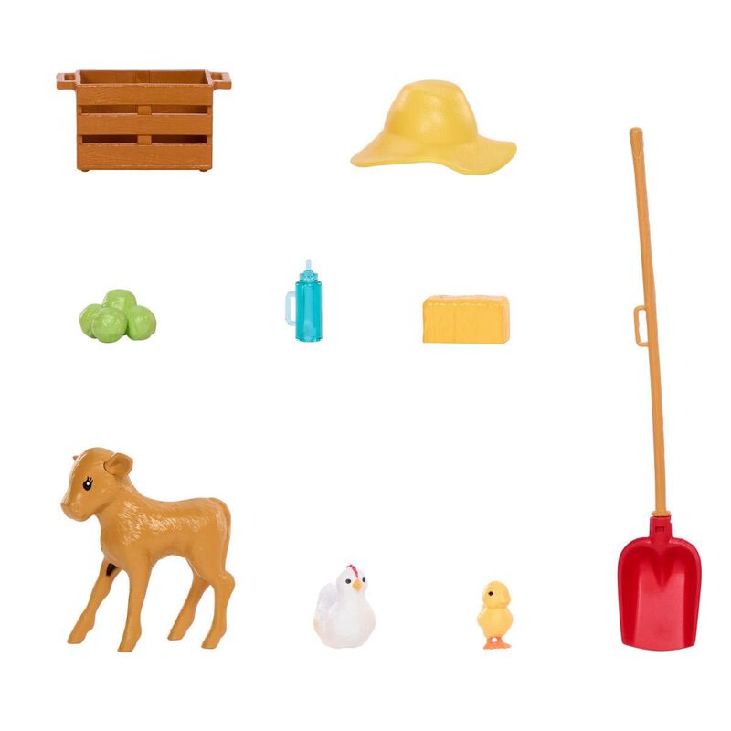 Mu&ntilde;eca Infantil Barbie Farmer Con 3 Animales Y ... image number null