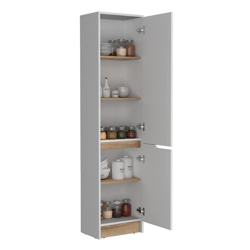 Alacena Soler Blanco y Macadamia Virtual Mueble... image number null