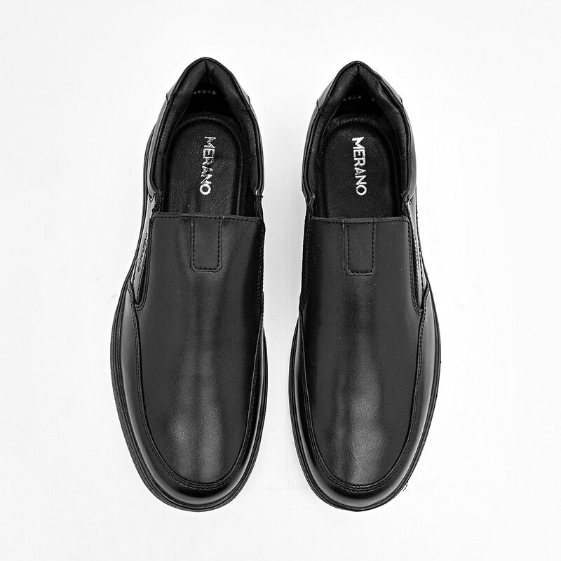 Merano zapato casual piel para hombre negro cod... image number null