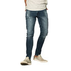 Duc Denim - Jeans Corte Entubado Louis the Liberal - Ripped (Azul con Destrucción)