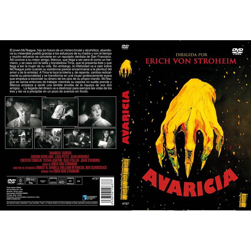 Avaricia [dvd.] (1924) Greed image number null