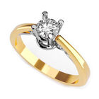 Anillo de Compromiso de 14K con Circonia Talla 10 ORO AMARILLO 14K- / M1001-14Y-CZ-10