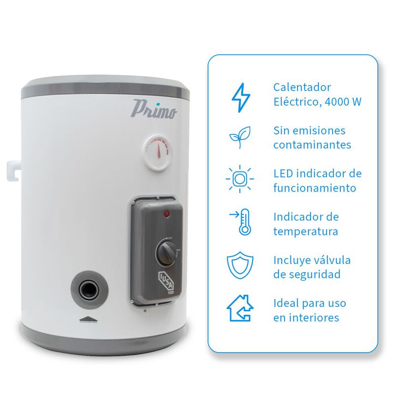 Calentador Eléctrico Primo 40 L image number null