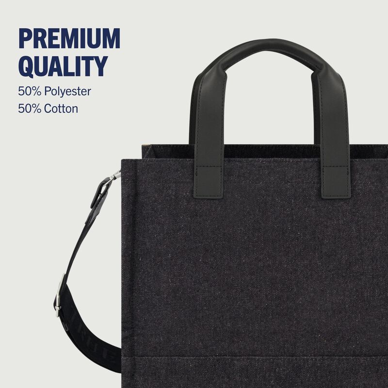 Bolso True Religion De Mezclilla Negro Mediano ... image number null