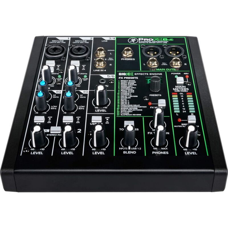 Mezclador Mackie Profx6v3 De 6 Canales Con Usb ... image number null