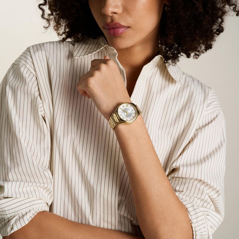 Reloj Fossil Gilmore 38mm Acero Inoxidable Dora... image number null
