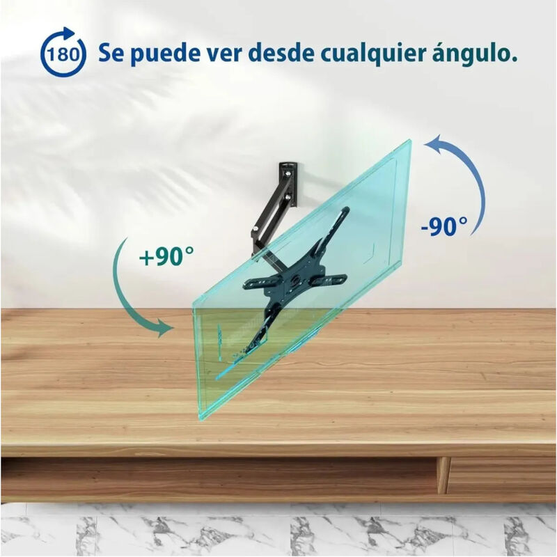 Kit 2 Soportes Tv Pared Brazo Articulado 17-55 ... image number null