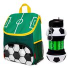 Mochila De F&uacute;tbol M&aacute;s Botella Plegable Con Forma De Bal&oacute;n