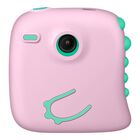 Cámara digital instantánea, con baterí­a recargable y cubierta de silicón morada