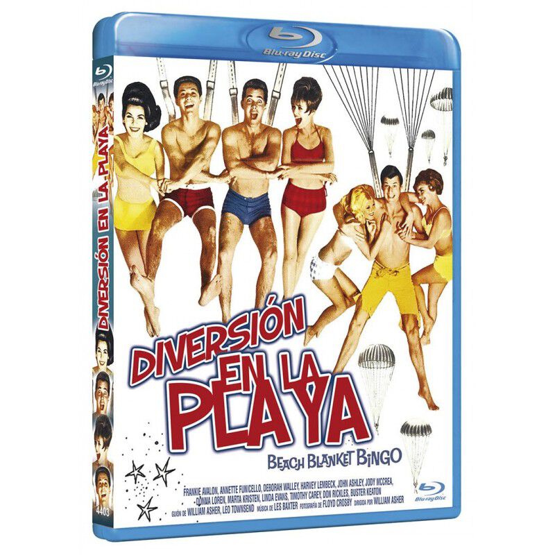 Diversi&oacute;n En La Playa [blu-ray] (1965) Beach Bl... image number null