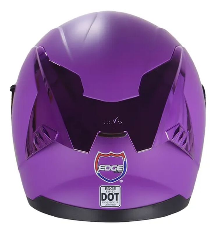CASCO PARA MOTO INTEGRAL MORADO MATE EDGE DOT image number null