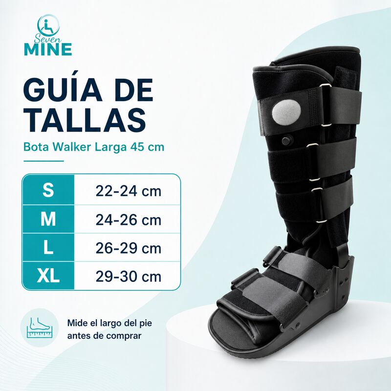 Bota Walker Larga 45cm | Neum&aacute;tica Con Aire Bw-... image number null