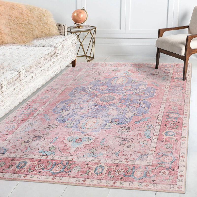 Alfombra Sofrug Vintage Honeycomb Ocean Pink 14... image number null