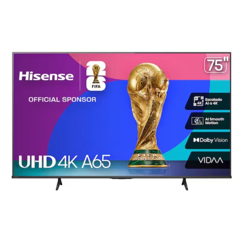 Pantalla Hisense 75a65nv 75 Pulgadas Smart Tv 4... image number null