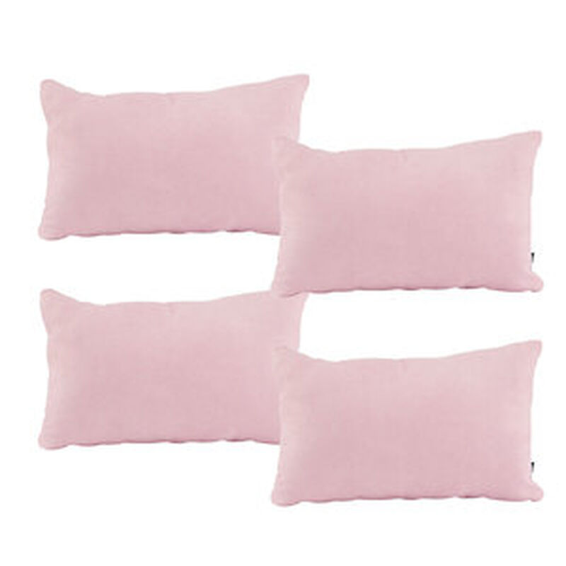 Set de 4 Cojines Dicasa DeltaOne Rosa image number null