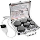Set De Masaje Hot Stones De Basalto Aicnly, 10 Unidades Con Kit Calentador