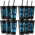 Vaso Para Beber Mifoci 710 ml Negro Y Azul &ndash; Pack De 12