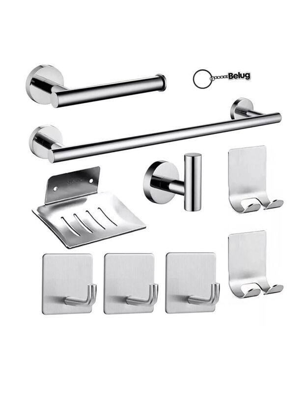 Juego de accesorios para baño Casa BIU de acero... image number null