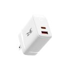 Cargador Ac Ampnergy Dual Usb-c Usb-a 30w Blanco (sin Cable)